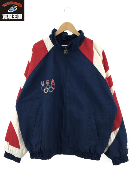 STARTER 90s USA オリンピックナイロン ジャケット L｜商品番号