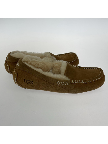 UGG シューズ アンスレー/モカシン/ムートン/BRN/24cm