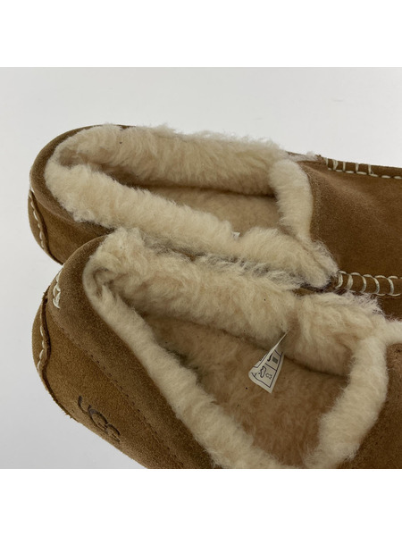 UGG シューズ アンスレー/モカシン/ムートン/BRN/24cm