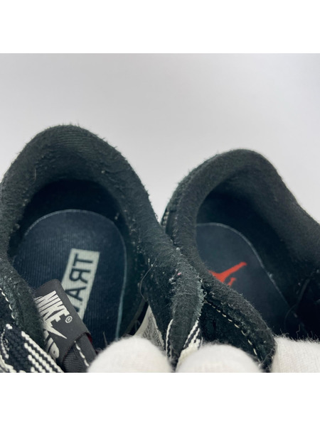 NIKE スニーカー ×TravisScott Air Jordan 1 黒 27.5cm