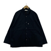 graphpaper Stretch Typewriter L/S Over sized Box Shirt ブラック