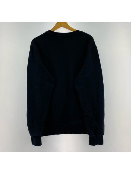 DIESEL スウェット・トレーナー Wロゴプリント ブラック(M)