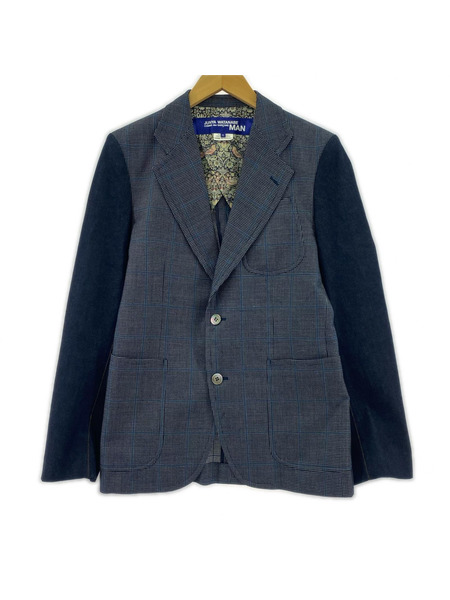 JUNYA WATANABE COMME des GARCONS MAN ウール混紡 袖切替ジャケット