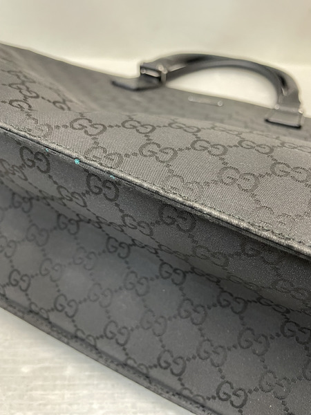 GUCCI GGナイロン ビジネストートバッグ ブラック
