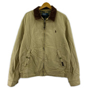POLO RALPH LAUREN90s TALON 裏チェック 襟コーデュロイ スウィングトップ L