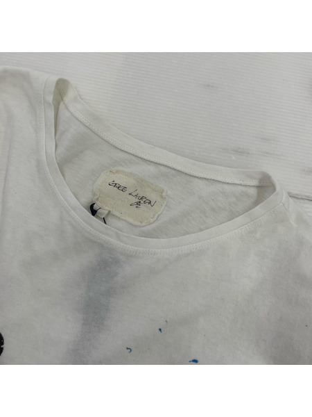 GREG LAUREN 半袖Tシャツ・カットソー ペイント/加工/TEE