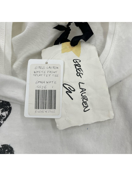 GREG LAUREN 半袖Tシャツ・カットソー ペイント/加工/TEE
