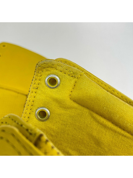 スニーカー nannu イエロー レザー ハイカット スニーカー サイズ : 27cm