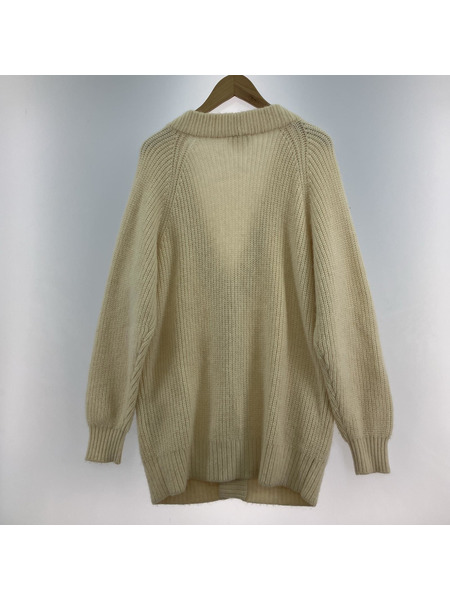 LACOSTE カーディガン アルパカ　白　（S）[値下]