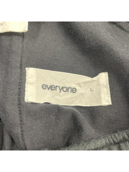 パンツ everyone/スウェット/黒
