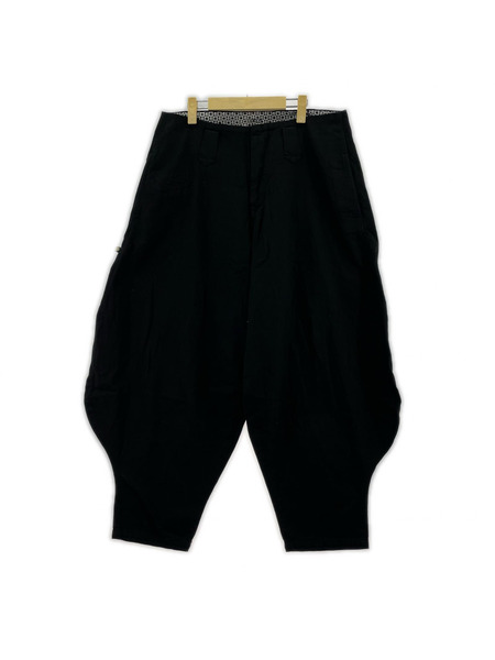 LIMI feu×寅壱　パンツ　SIZE  03  LS-P70-077-2 ブラッ
