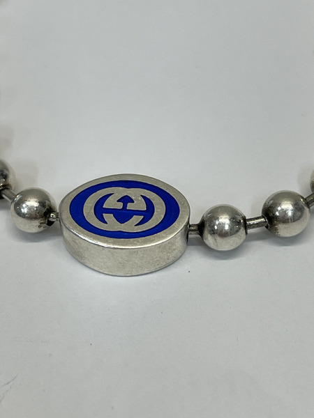 GUCCI インターロッキング ボールチェーン ブレスレット シルバー アクセサリー