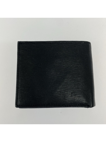 Calvin Klein コンパクトウォレット CKロゴ/二ツ折リ財布/BLK