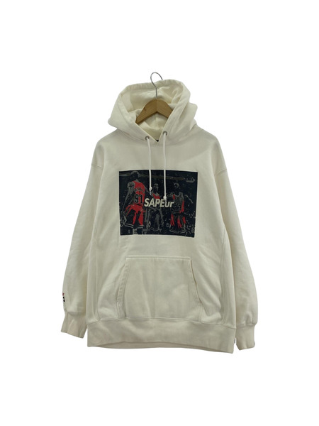 SAPEur BIG3 Classic Vintage HOODIE L ホワイト[値下]