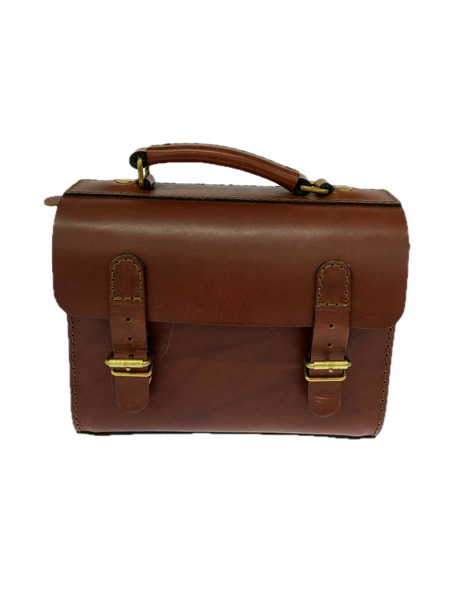 HERZ 2WAY レザーバッグ ハンドバッグ/ショルダーバッグ ブラウン[値下]