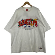 Paragraph 半袖Tシャツ・カットソー ロゴプリント S/Sカットソー 白