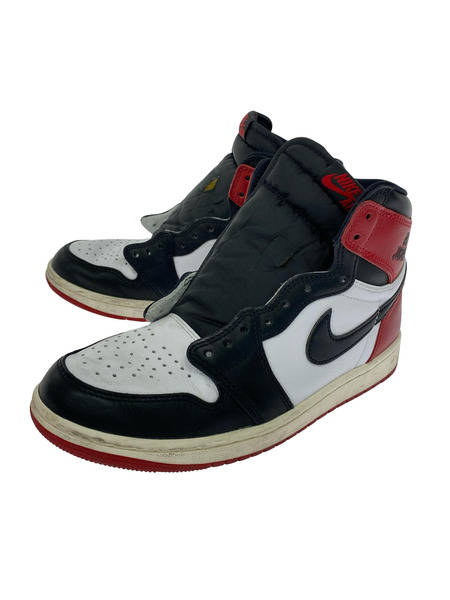 NIKE スニーカー AirJordan 1 Retro High OG Black Toe