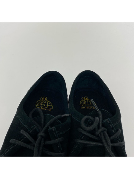 LAST RESORT AB スエードモックトゥ 9.5 ブラック