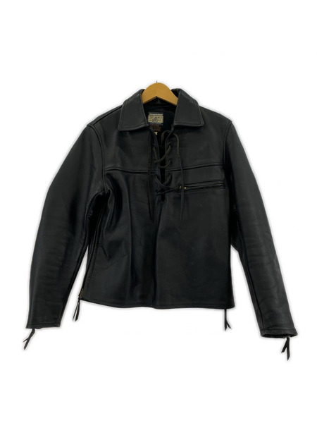 REAL McCOY'S ジャケット STEEPLECHASE レザープルオーバー 36