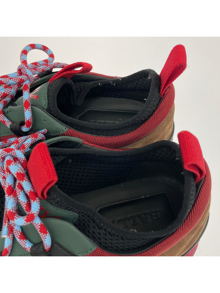 BALLY スニーカー 赤×緑