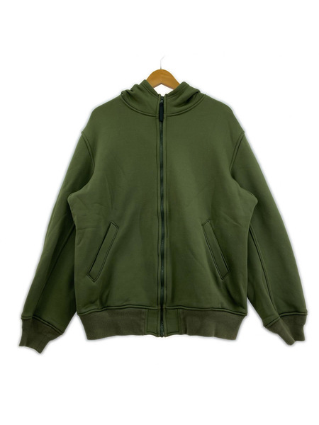 GOODENOUGH パーカー(ジップアップ) GDEH 90s 初期タグ カーキ L[値下]