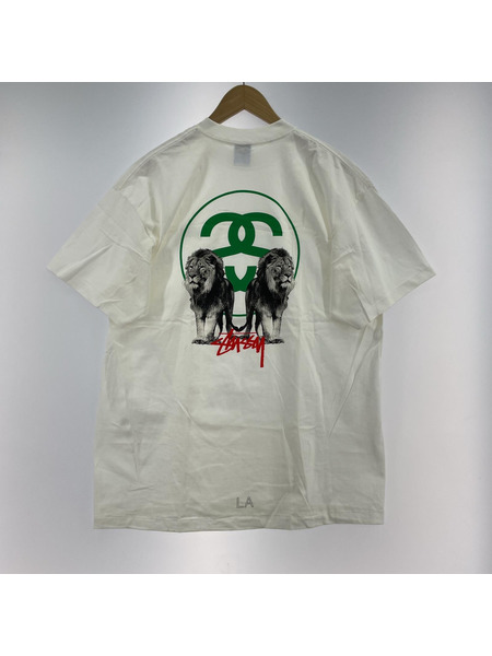 STUSSY　紺タグ　LA Tシャツ　ホワイト　XL