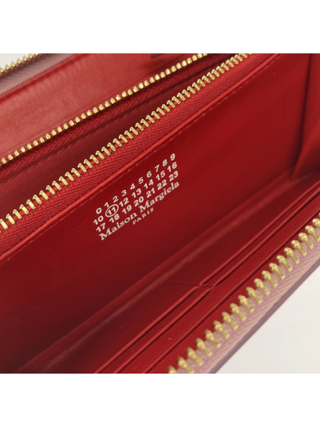 MAISON MARGIELA 長財布 パテント エナメル ラウンドジップ