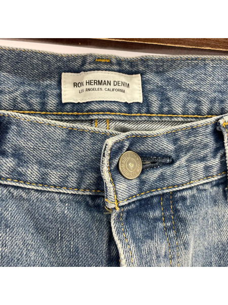 Ron Herman グリーンキャスト スリムストレートフィット デニムパンツ サイズ33 4220600033