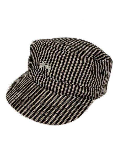 STUSSY キャップ ストライプ