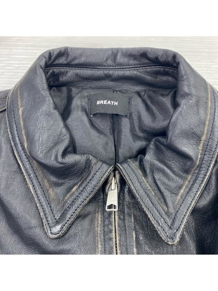レザージャケット BREATH WASH LEATHER SINGLE RIDERS JACKET