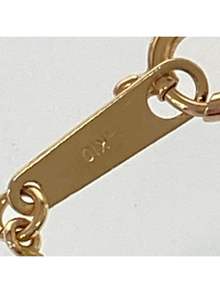 canal4℃ K10 ハートモチーフ ネックレス 1.4ｇ