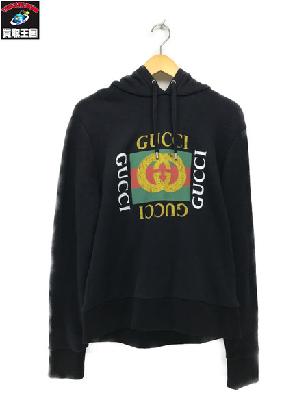 GUCCI 454584 VINTAGE LOGO パーカー (XS)