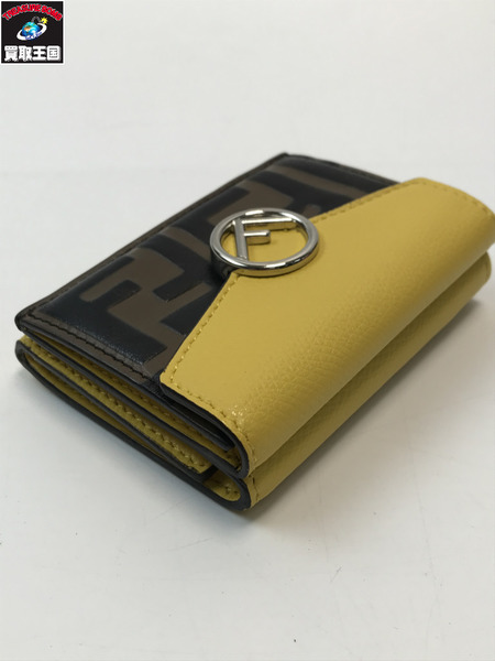 FENDI フェンディ エフイズフェンディ ズッカ コンパクトウォレット 三つ折り財布