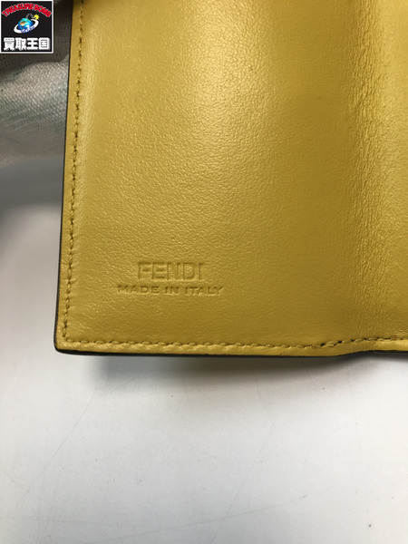 FENDI フェンディ エフイズフェンディ ズッカ コンパクトウォレット 三つ折り財布