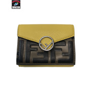 FENDI フェンディ エフイズフェンディ ズッカ コンパクトウォレット 三つ折り財布