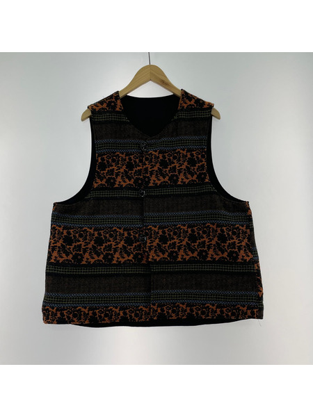 Engineered Garments 18AW OVER VEST JACQUARD COTTON DOUBLE
