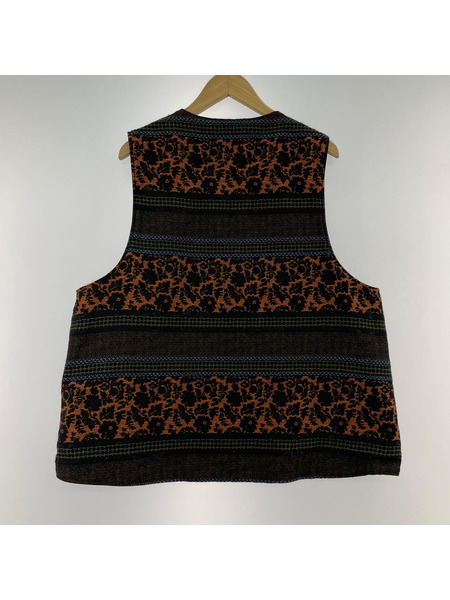 Engineered Garments 18AW OVER VEST JACQUARD COTTON DOUBLE