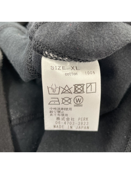 ink 再構築 LSカットソー 黒