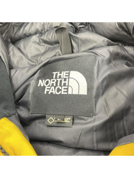THE NORTH FACE MOUNTAIN DOWN JACKET YELLOW SIZE:L GORE-TEX