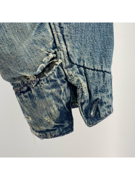 OLD・VINTAGE デニムジャケット ANVIL ブランケットデニムブルゾン