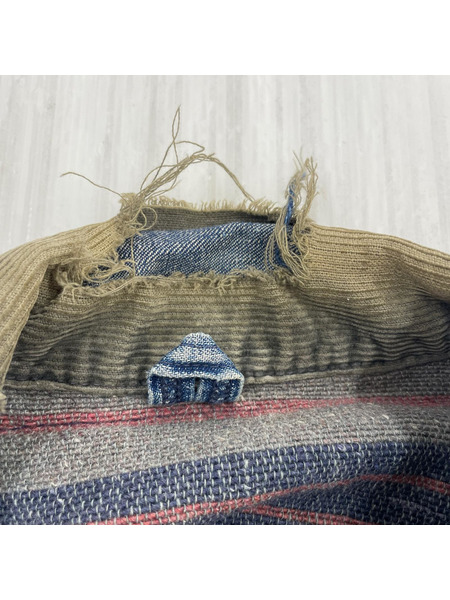 OLD・VINTAGE デニムジャケット ANVIL ブランケットデニムブルゾン