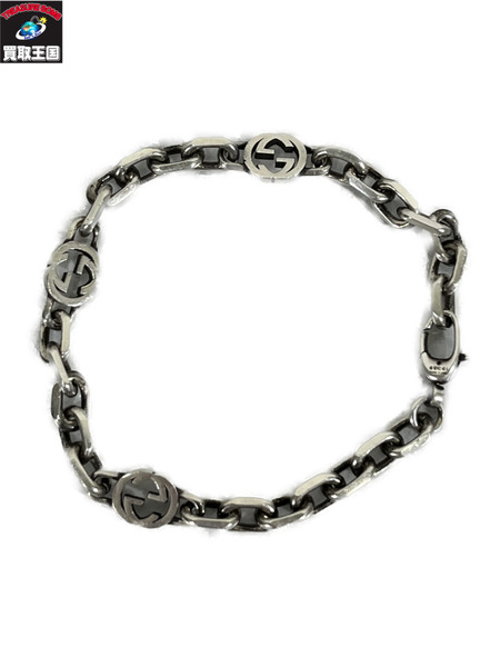 GUCCI インターロッキングG チェーン ブレスレット