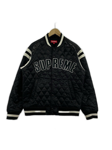 Supreme ジャケット Quilted Satin Varsity Jacket