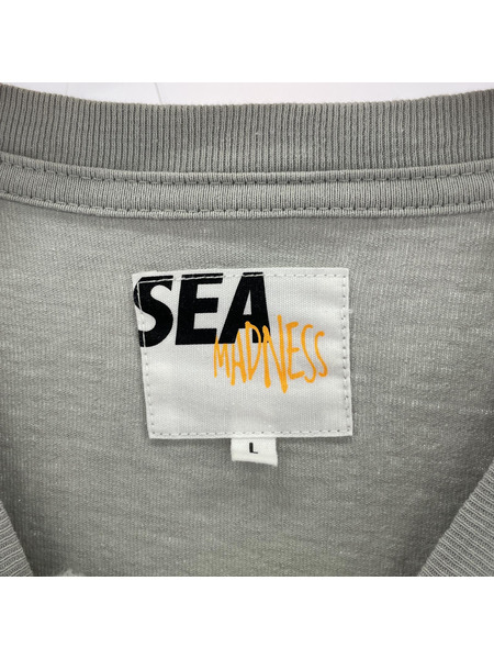 WIND AND SEA 長袖Tシャツ・カットソー ワンポイントプリント L/Sカットソー L