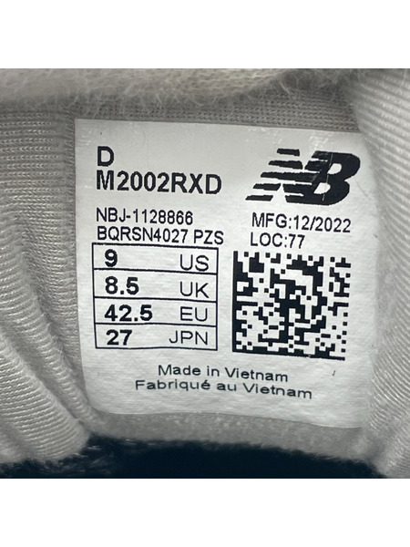 NEW BALANCE スニーカー GORE-TEX M2002RXD (27cm) 黒[値下]