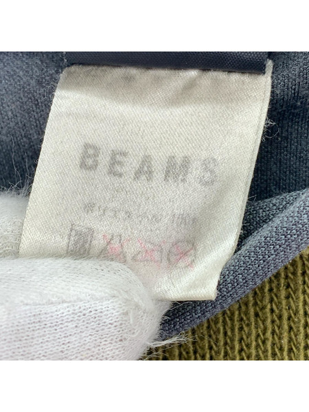 ARC'TERYX×BEAMS オールド 切替プルオーバーニット カーキ