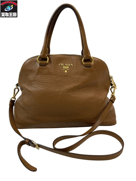 PRADA プラダ レザー 2wayバック ハンドバック ショルダーバック 