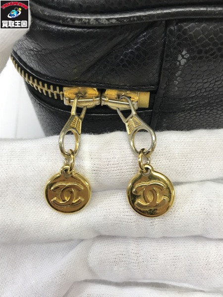 CHANEL ｷｬﾋﾞｱｽｷﾝ　ｺｺﾏｰｸ　ﾊﾞﾆﾃｨﾊﾞｯｸﾞ