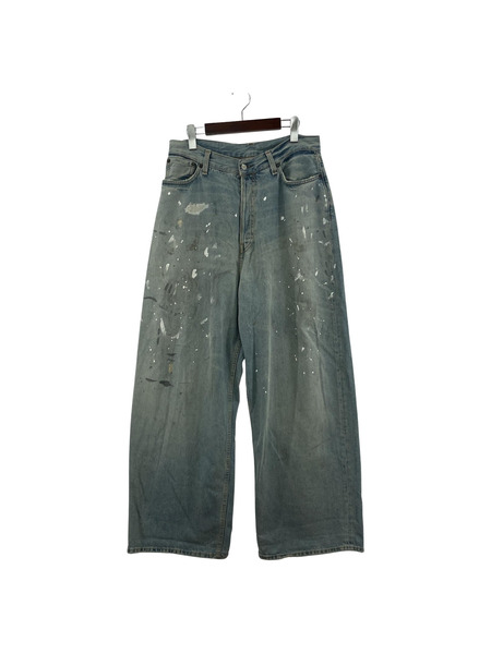 Acne Studios 23AW FN Trafalgar スーパーバギージーンズ 36 サックス