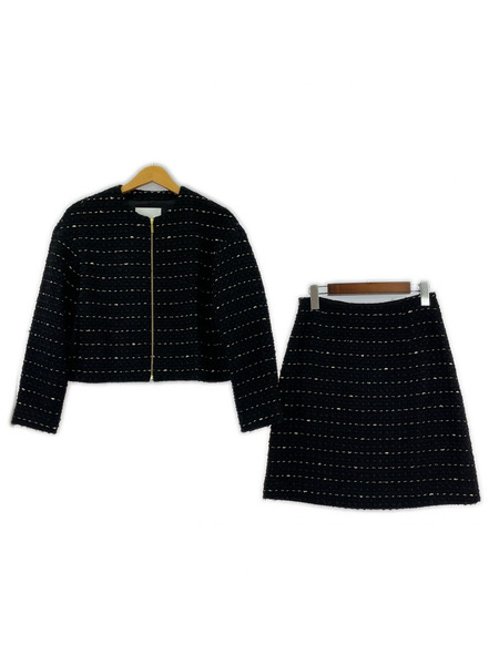 セットアップ LOULOU WILLOUGHBY/ツイード/セットアップ/BLK/1